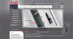 Desktop Screenshot of charvat-safe.cz