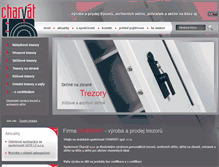 Tablet Screenshot of charvat-safe.cz